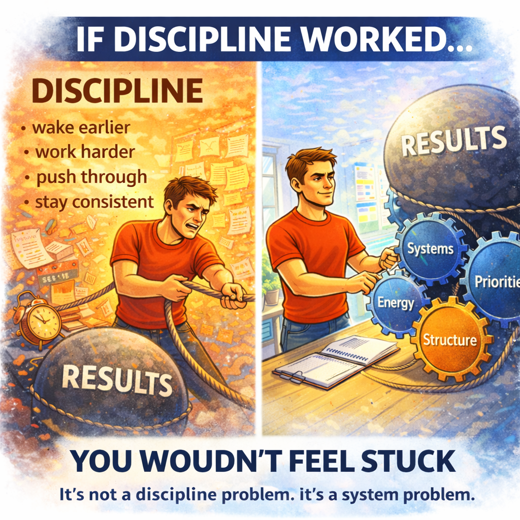 If Discipline Worked, You Wouldn’t Feel Stuck Like&nbsp;This
