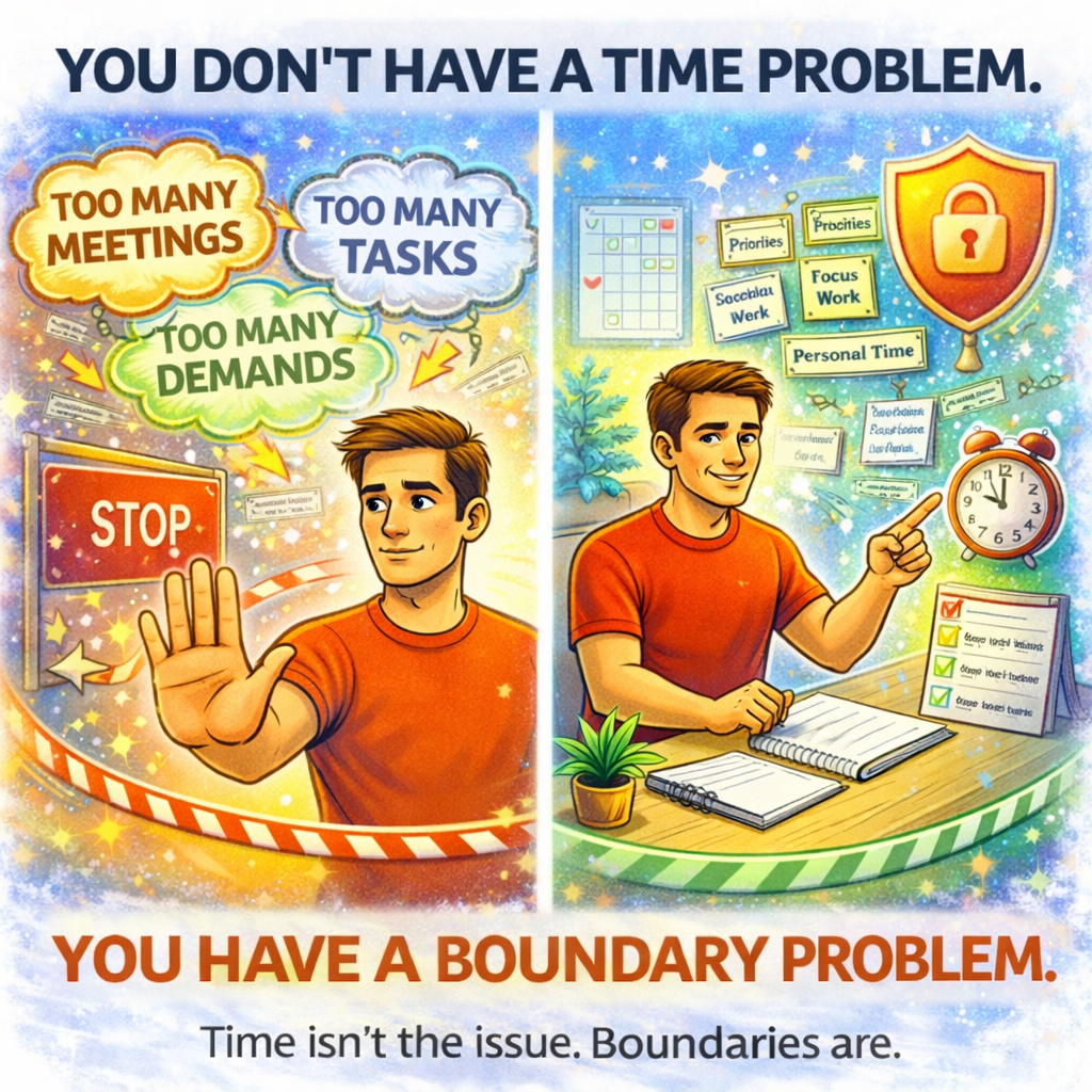 You Don’t Have a Time Problem. You Have a Boundary&nbsp;Problem